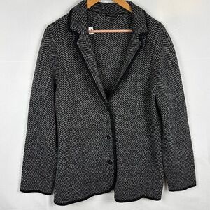 Talbots Women's Cropped 100% Wool Blazer Jacket Sz 1X Office Formal Business NWT